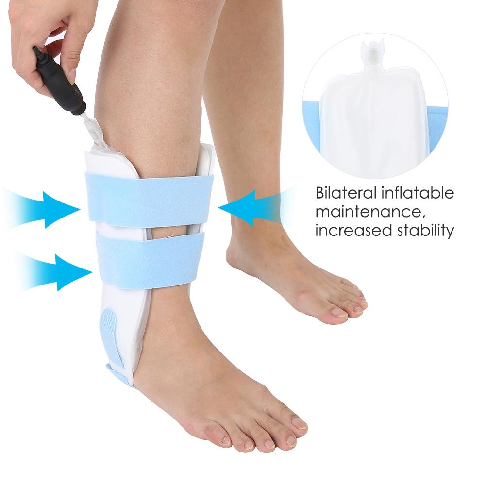 Adjustable Ankle Support Air Brace Inflatable Splint Sprain Stabilizer Guard Strap