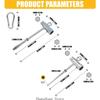 Carbon Steel Sparks Plug Socket Wrench Set With 6 Point Design For 13mm To 19mm Sparks Plug And Ergonomic Handle 3XUF