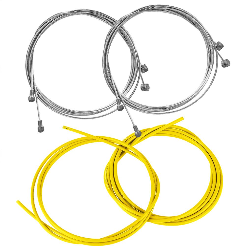 Set Carcasă Cablu Schimbător Frână Bicicletă Kituri Tub Linie Frână Accesorii Ciclism(galben)