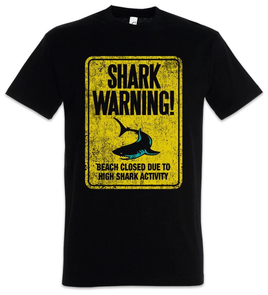 

Shark Warning Sign II Men s T-Shirt Great White Shark Surfer Surfing Diver Diver S