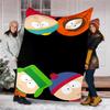 South Park Theme Printed Blanket - Perfect for Couch, Bed, Travel & Outdoor Use | Machine Washable, Cozy & Durable.