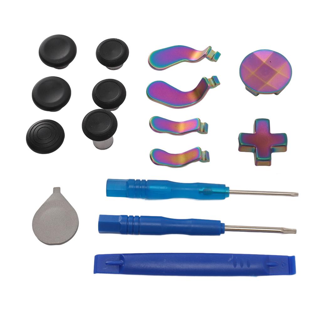 13 In 1 Metal Thumbsticks for Xbox One Elite Series 2 Controller Metal Mod 6 Swap Joysticks 4 Paddle