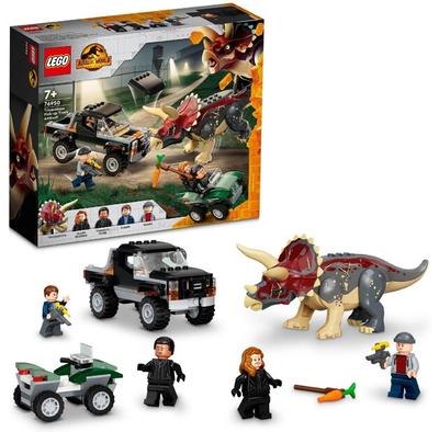 LEGO Jurassic World 76950 Triceratops and the Pickup Truck Ambush