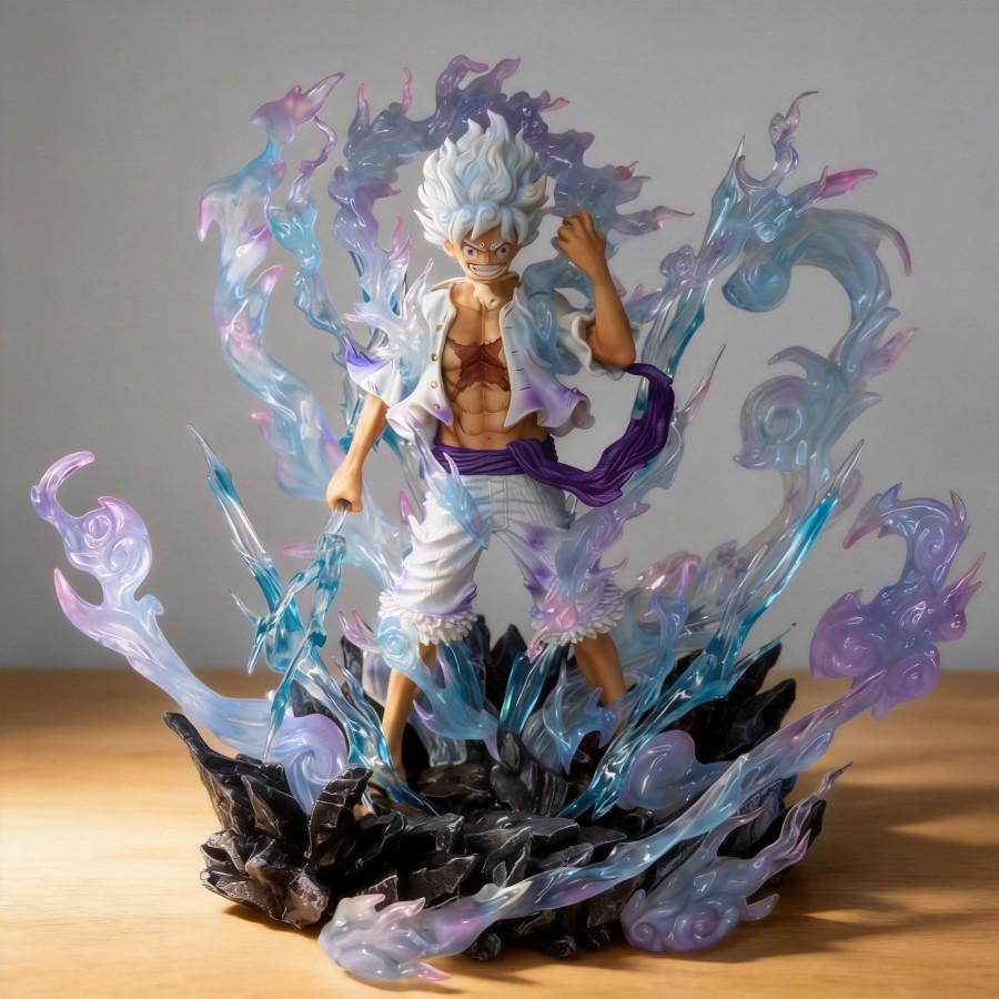 

One Piece Luffy Gear 5 (Nika Form) Action Figure 30cm JT Statue Anime Model Decoration Gift for Fans