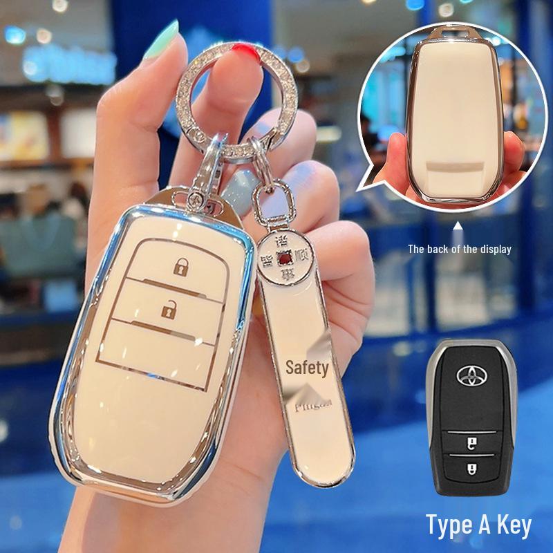 Toyota Key Cover for Camry, Corolla, RAV4, Land Cruiser, Avalon, and Viloran (Women's Edition).