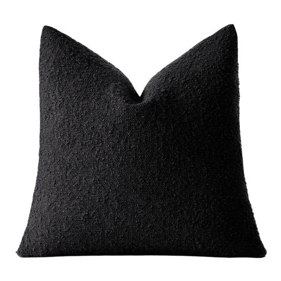 Textured Cushion Cover Boucle Cover, Cozy Throw Pillow Case, Decorative Solid Color for Sofa Couch Living Room Bedroom, 18 x Inch Cases