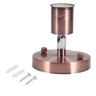 E27 Moderne Vintage Deckenleuchte Wandleuchte Lampenfassung 180 Grad drehbar Rot Bronze