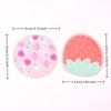 10 Pcs Makeup Remover Pads Washable Double-Layer Strawberry Print Cleaning Cotton Reusable Facial Make Up Removal Pads Tool