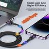 Toocki Aluminum Alloy USB Fast Charging Cable for iPhone 13/12