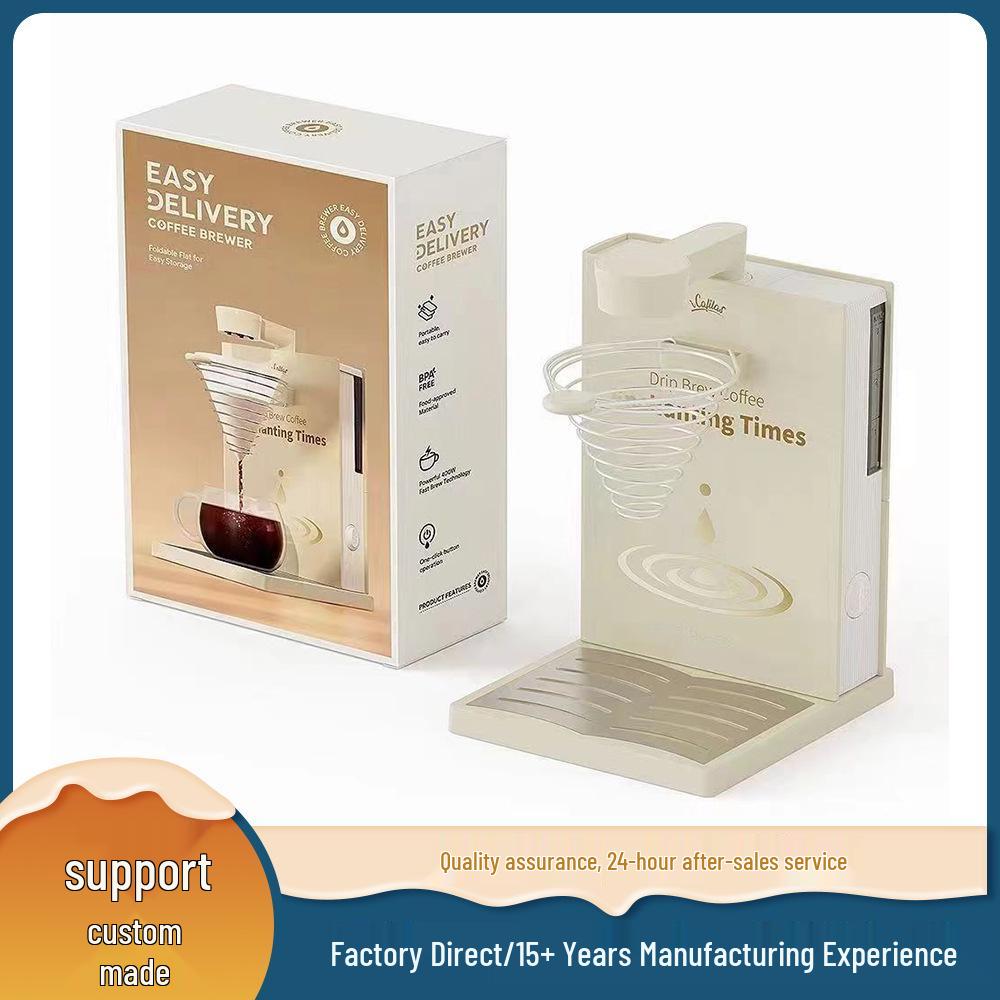 Popular American-Style Semi-Automatic Drip Coffee Maker with Integrated Grinder