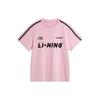 Li Ning Sports Life Collection T Shirt Women's Sheer Pink AHSU712-6