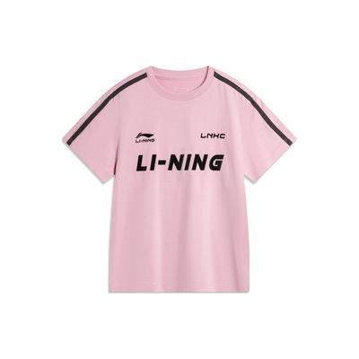Tricou Femei Colecția Li Ning Sports Life Roz Transparent AHSU712-6