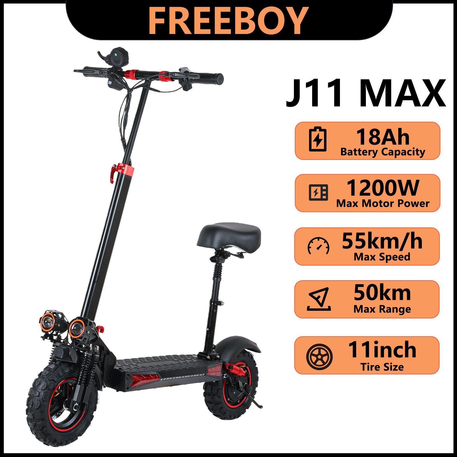 J11 MAX Electric Scooter 48V 18AH