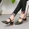 Sandali da donna estivi nuovi sandali grossi a punta scarpe da donna alla moda da donna di grandi dimensioni