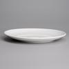 Gourou Biały Ceramiczny Okrągły Talerz Obiadowy 16-calowy