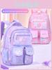 Childrens School Backpack Nylon With Air Cushion Straps For Elementary Girls