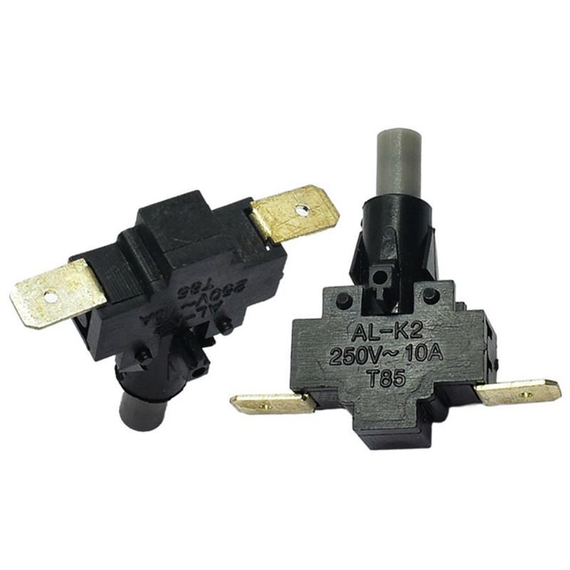 3pcs Gear Switch 10A/250V Push Button Switch AL-K2 Room Heater Electric Heater Switch 2pin Repair Accessories