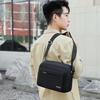 Men's Multi-Layer Splash-Proof Messenger and Shoulder Bag, Large Capacity Casual Business Cloth Bag with Wallet and Print Design