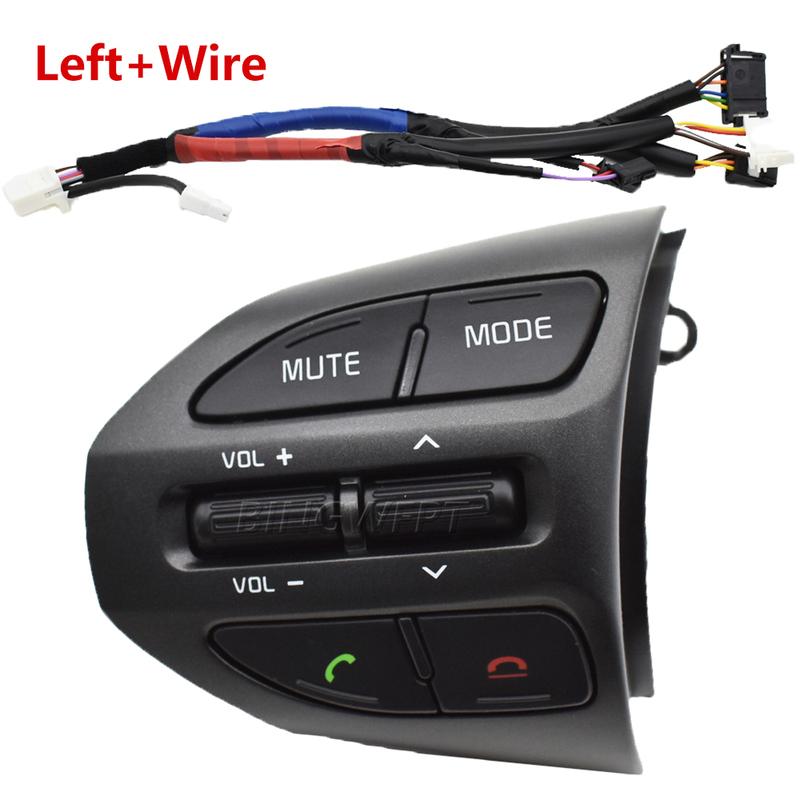 BINGWFPT Car Steering Wheel Audio Cruise Control Buttons For Kia K5 Optima 2014-2015 Wth Backlight Button Switch