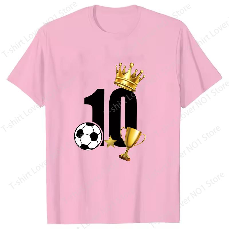Hot 2026 Football 10 Graphic T Shirt Womens Unisexs Fashion Tshirts Short Sleeve Shirts Summer Cool Tshirts Plus Size Tops