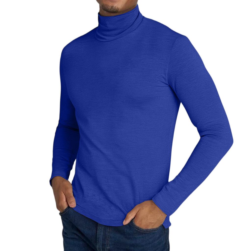 Men  Self-Cultivation Base Layer Shirt Middle Collar Long Sleeves T-Shirt