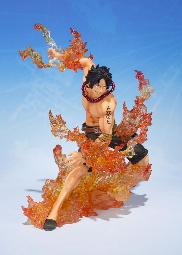 TAMASHII NATIONS Figuarts ZERO ONE PIECE Portgas Ace Approximately 155mm Painted Finished Figure D. -Brother's Bond- PVC&ABS