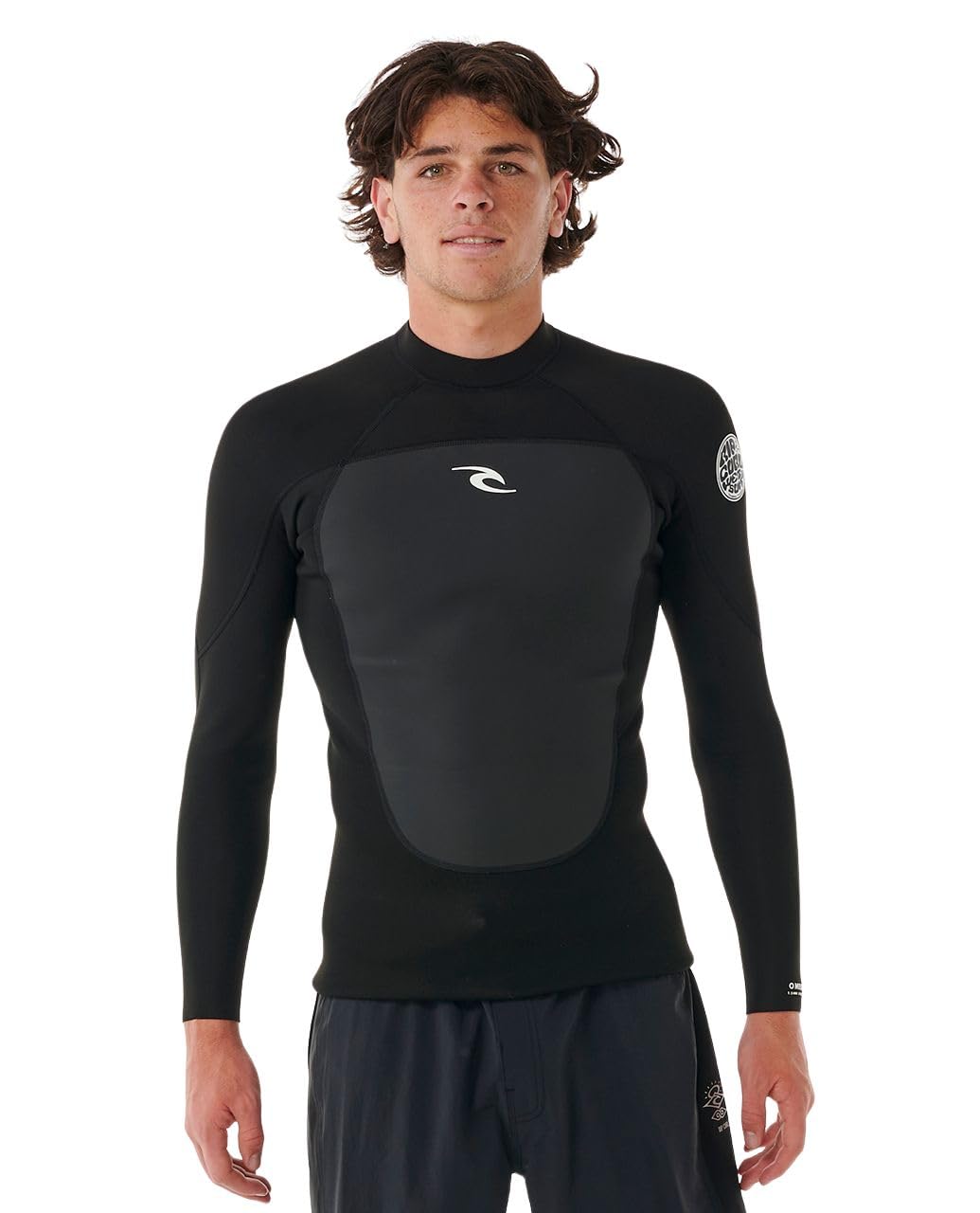 

OMEGA ES Back Zip Long Sleeve Topper Jacket [Summer] Men s 1.5mm чорний