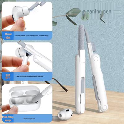 3-in-1 Bluetooth Earphone Cleaning Pen: Multifunctional Dust Removal Tool for Earphones and Phone Cases