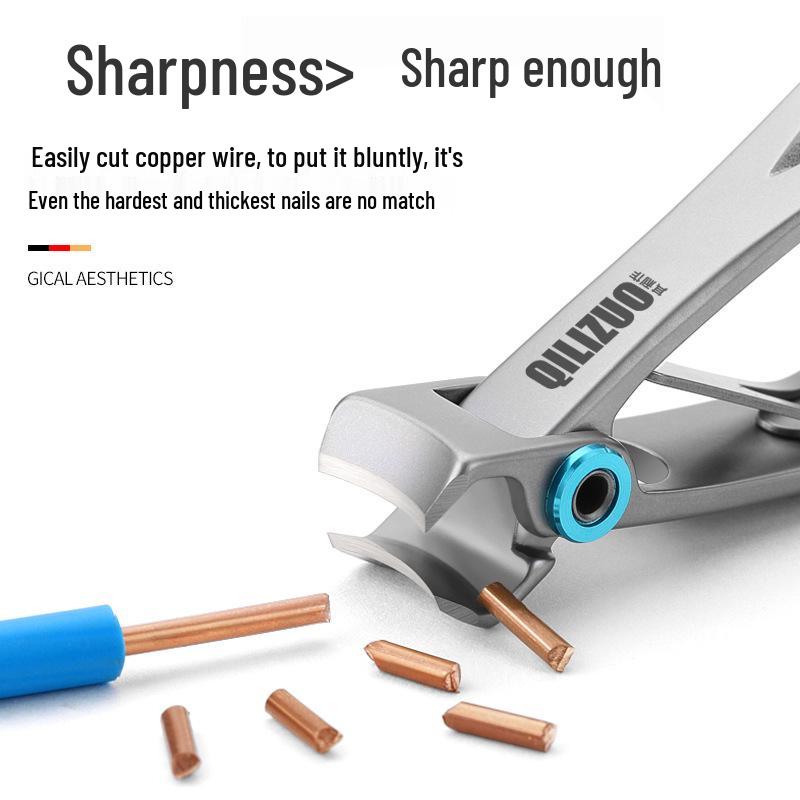 

Large Stainless Steel Flat Mouth Nail Clippers - Good Quality