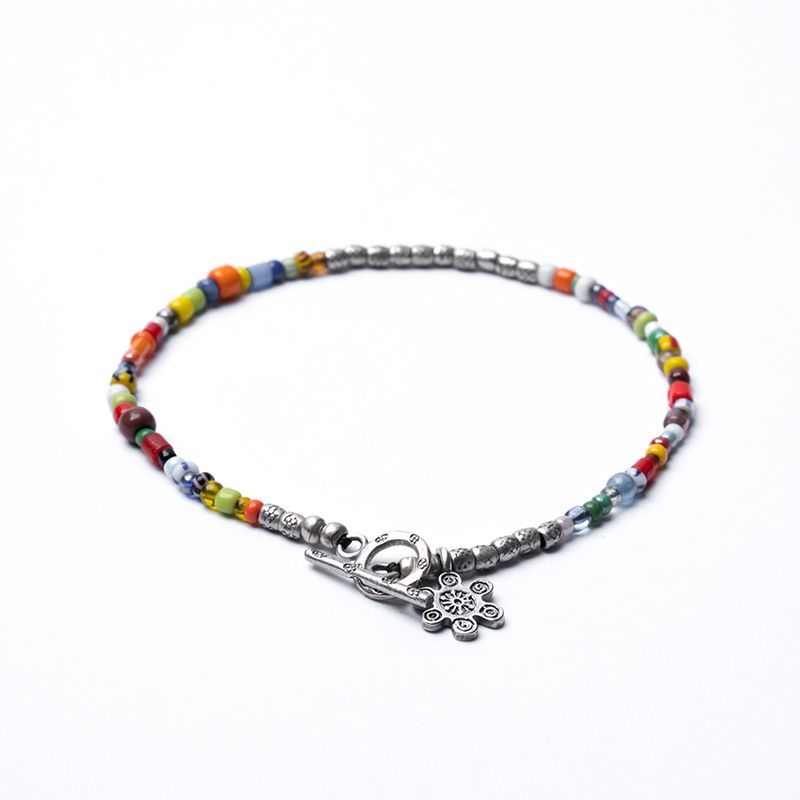 

Niche Style 925 Silver Gem Couple Original Glass Bead 18cm Silver