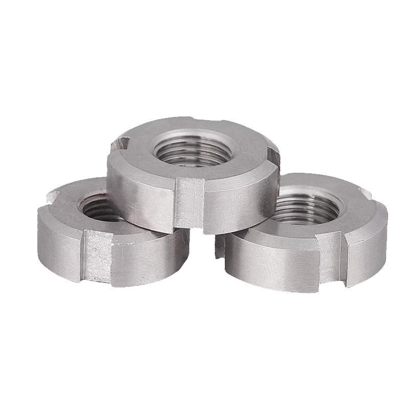 Stainless Steel 304 GB812 Slotted Round Cap Nut Fine Thread Locknut
