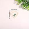 10PCS Lovely Flower Dress Decorative Patch Hairpin Accessories Lace Hollow Mesh Love Flower Decorative Embroidered Cloth Sticker
