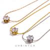 UHBINYCA Simple and Exquisite Zircon Pendant Necklace for Woman, Stainless Steel Zircon Waterproof Jewelry