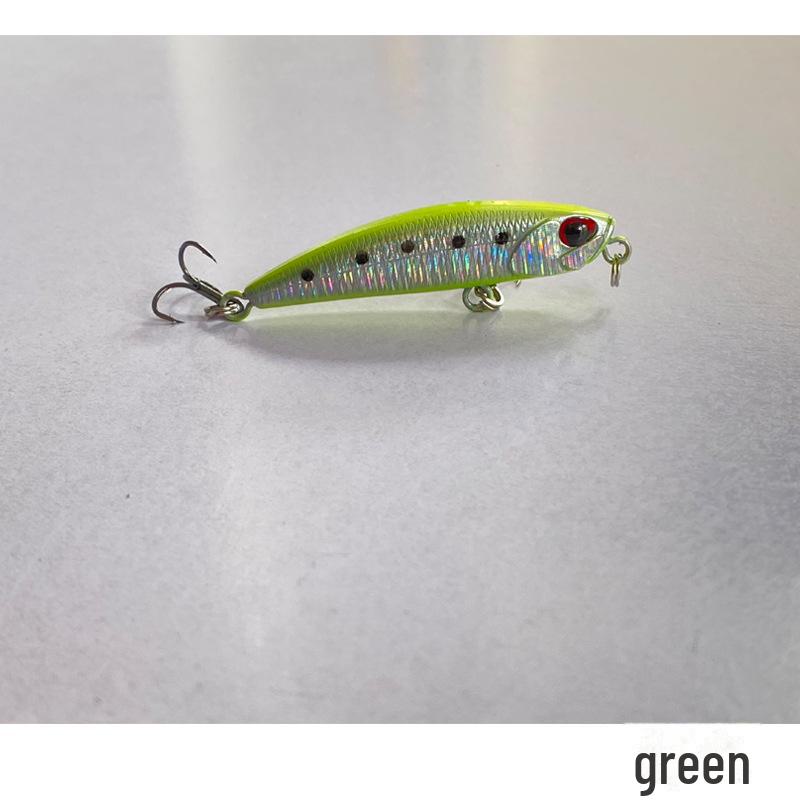 "4.8g 5cm Plastic Sinking Pencil Lure - Simulated Fish Design for Fishing"