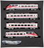 Green Max N Gauge Meitetsu 1000 Series Panorama Super All Special Car Additional Set No Power 31943 Railway Model Train 4-Car