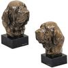 Fila Brasileiro, Brazilian Mastiff - Dog Figurine, Bust On a Stone Base, Sculpture, Trophy for Dog Shows by Art-Dog Brand