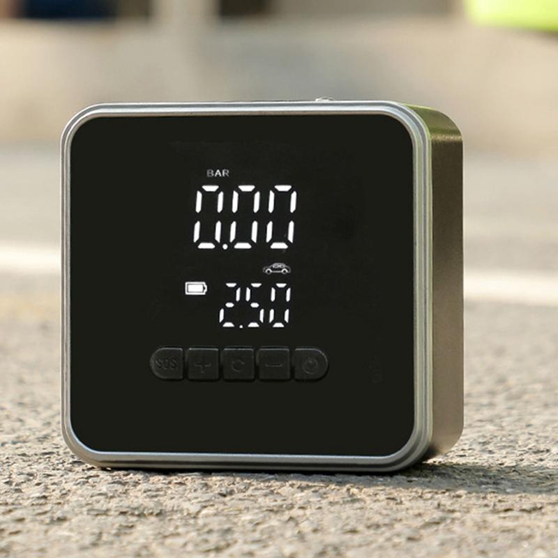 Digital Display Tire Inflator Automatic Portable Air Pump With Screen Cordless Fast Inflation Automotive Accessories