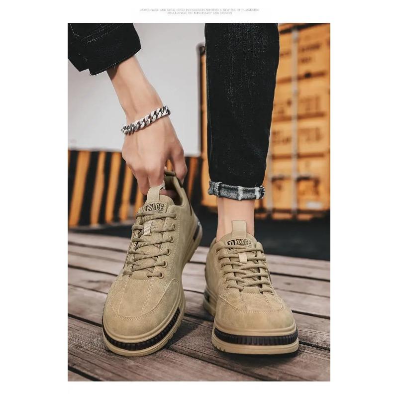 Men's Shoes Season Breathable Versatile Casual Trendy Shoes Men's Work Lightweight Sports Board Shoes