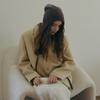 Meleuhen Leaf Knit Bonnet Hat_7Color