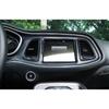 For Dodge Challenger 2015-2020 Carbon Fiber Dashboard GPS Navigation Cover Trim
