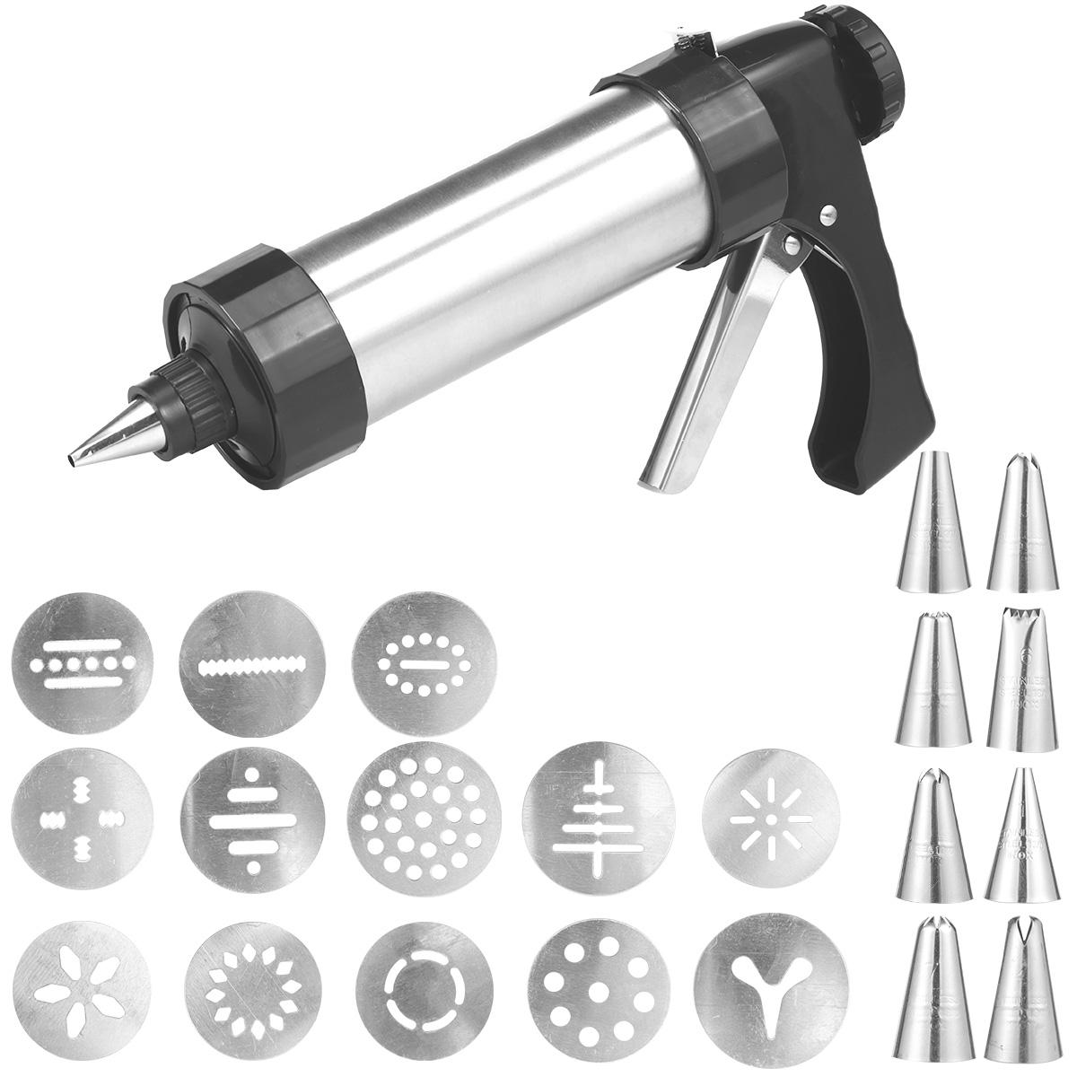 

Icing Decoration Gun Set Dessert Decorating Syringe Cake Decorating Tool Cupcake Filling Injector Cake Icing Tool for Baking