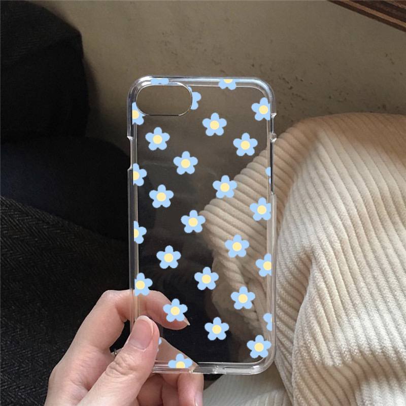 Summer flower small daisies Phone Case for iphone 13 11 12 pro XS MAX 8 7 6 6S Plus X 5S SE 2020 XR case