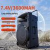 Newmine N522 Portable Trolley Speaker with Dual Mics CN Plug (adapter Included)