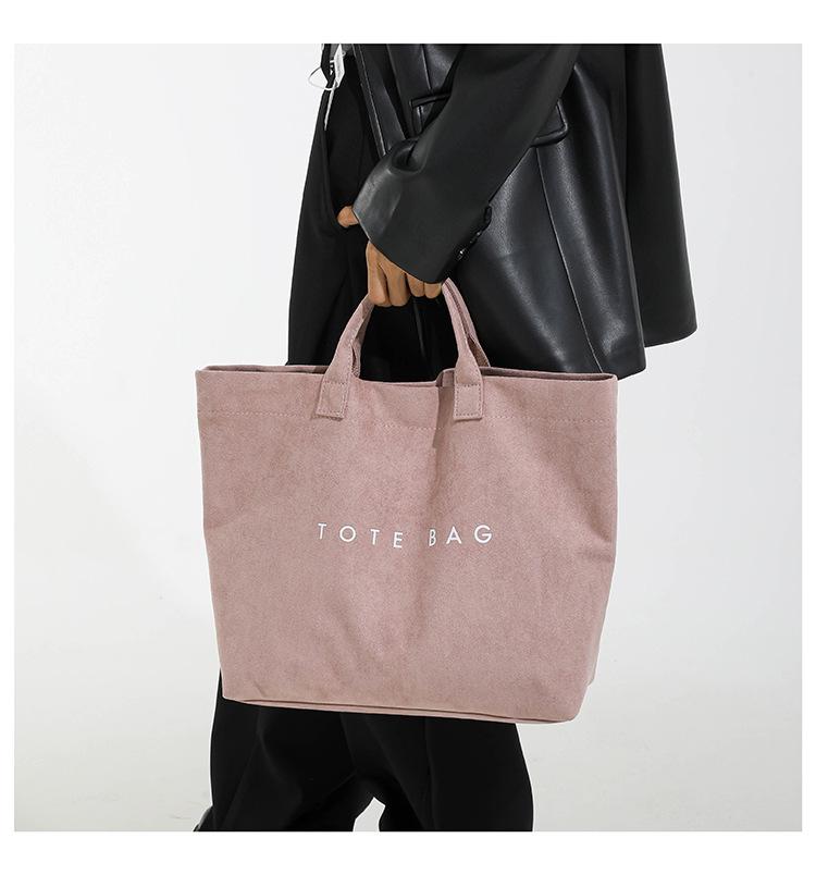 Korean-Style Fashionable Large Capacity Tote Bag for Women
