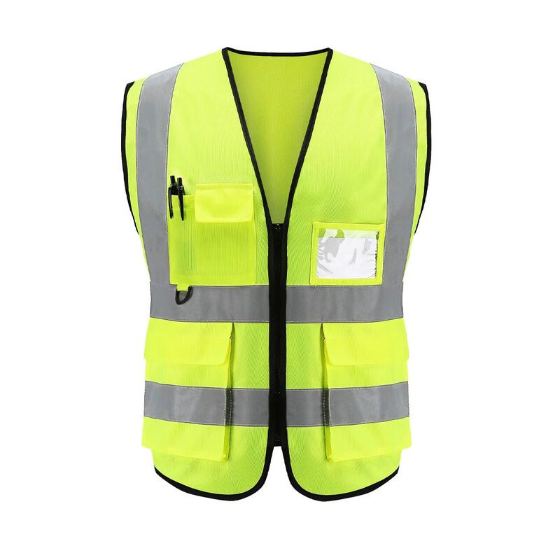 Multi-Pocket Reflective Safety Vest for Work