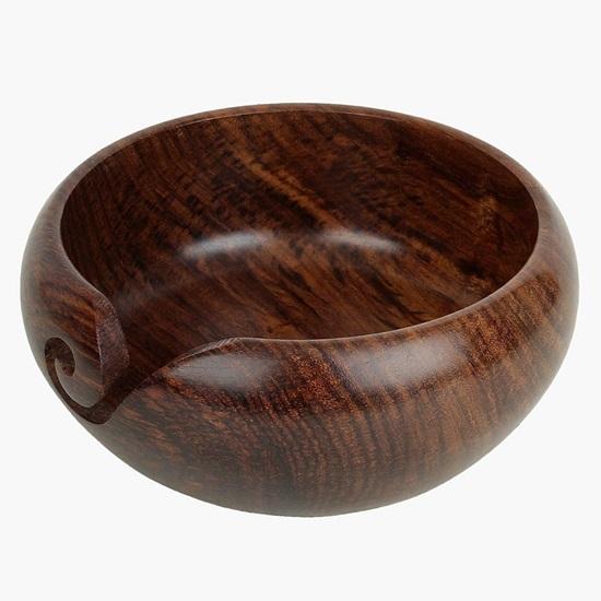 Wooden Yarn Bowl Wool Ball Holder Knitting Bowl Crochet Holder Gifts Showpiece