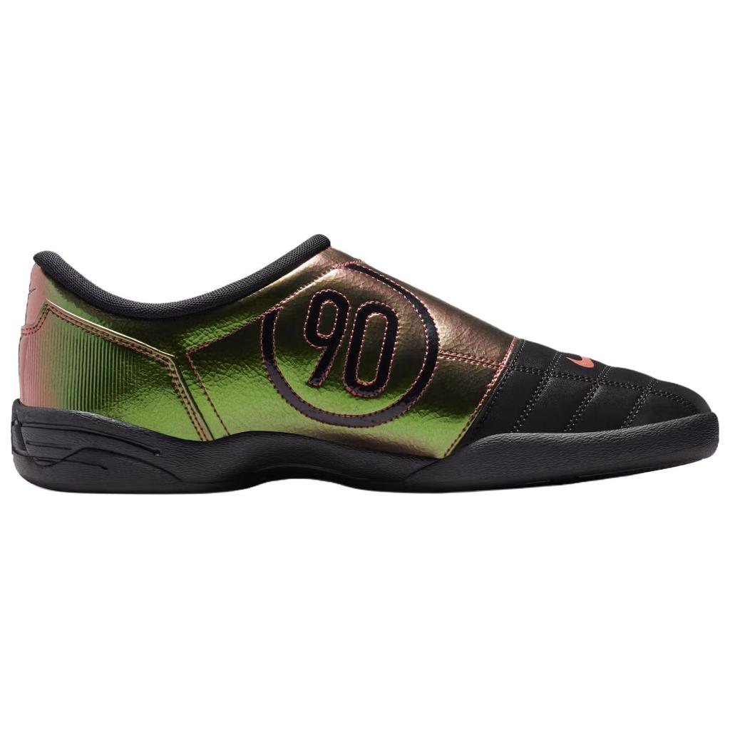 Nike Total 90 Premium Tiempo 'Black' (Unisex) Black / Black / Red Sepia Soccer Shoes IO8712 001