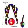 Car Antler Decoration Reindeer Christmas Decoration Kit with LED Light Up Car Truck Vehicle Costume Christmas Antler Deer Decor
