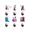 KPop Demon Hunters Fans Banner Balloons Cake Toppers Birthday Party Decorations GZW