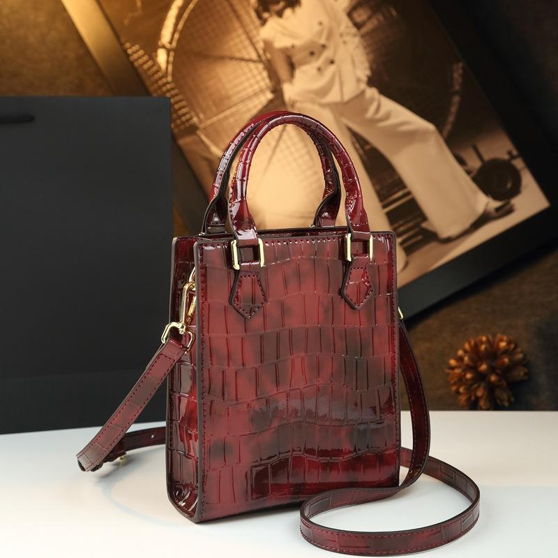 2025 Summer New Arrival Unisex Crocodile Print Square Bag - Premium Versatile Crossbody Bag